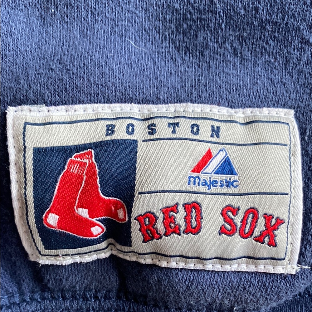 Blue Hoodie with Red Socks Logo - Picture 6 of 7